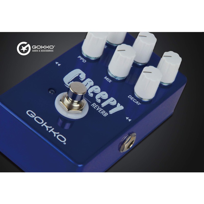 GOKKO AUDIO Reverb Pedal Guitar Effector (Creepy)