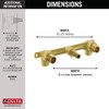 Delta Faucet Wall-Mount Rough-In Valve for Delta 2-Handle Wall-Mount Bathroom