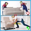2 Pcs Large Appliance Slider with Pull Strap,Pull Furniture Slides,Moving