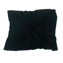 Kiran Fashion Premium Super Stretch Thick Jersey Lycra Scarf Hijab Wrap (Black)