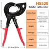 Ratchet Cable Cutter,Ratcheting Cutter and Wire Cable Cutter Cut up