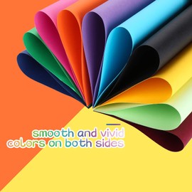 Poster Board, 50 Sheets IMAGE 10 Assorted Colors A3 Size Railroad Board, 11.7 16.5 Inches Blank Graphic Display Board for Arts, Crafts, exhibits and Notices