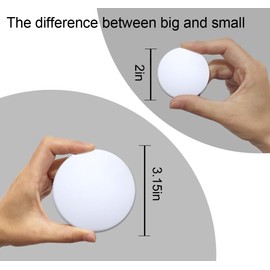 Door Stoppers (6 Pcs) Door Stops Wall Protector. 2" White Silicone Door Bumpers with Strong Thickened Adhesive of Rubber Knob, Round Wall Shield Cushion. Door Knob Wall Protector,Anti-Collision Pad