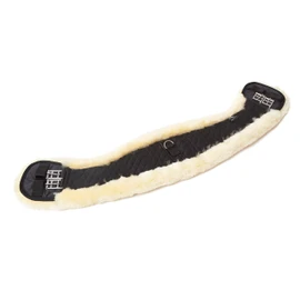 Engel Reitsport Lammfell Sattelgurt Dressur Kurzgurt Mondgurt MGURT-60-SCH-MED schwarz/med. 24" 60cm