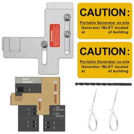 Generator Interlock kit Suitable for Murray or Siemens 150 amp or 200 amp Panels, 7/8-1 1/4 inches Spacing Between Main and Branch Breaker, for Siemens 200 amp Interlock Kit