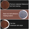 SmallCat 10 PCS Oval Leather Patches for Hats, Iron on