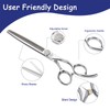 Momotou Professional Chunker Dog Grooming Scissors with Simulation Diamond 440C