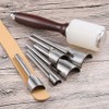 Leather Punch Half Round Steel Leather End Punch DIY Handmade