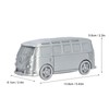 Metal Piggy Bank Bus Shape Cute Alloy Children Money Saving