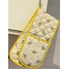 Double Oven Gloves UK Mitts Heat Resistant Mitten Heavy Duty