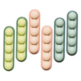 TEHAUX 6Pcs Desktop Arrangement Cable Holder Cord Organizer for Charging Cables for Home Office and Car Tidy Up Wires Effortlessly