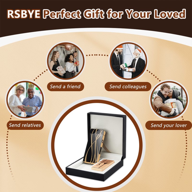 RSBYE Cool Electric Lighters Plasma Lighters Big Flame Lighter USB