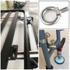 NA 4 Pcs Multi Function Awning Rail Stoppers Stainless Steel