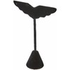Plymor Black Velvet Wing Shaped, Three Pair Earring Display Stand,