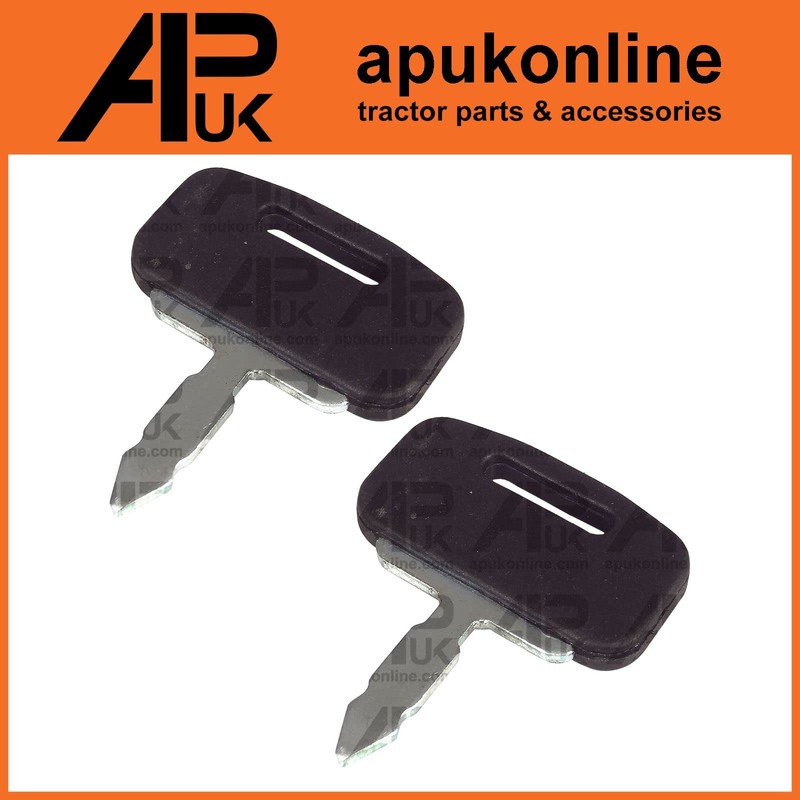 APUK 2x Ignition Keys Replacement for Lucas Massey Ferguson 35