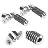 Acouto Motorcycle Highway Foot Pegs for 25mm/1in Engine Crash Bar