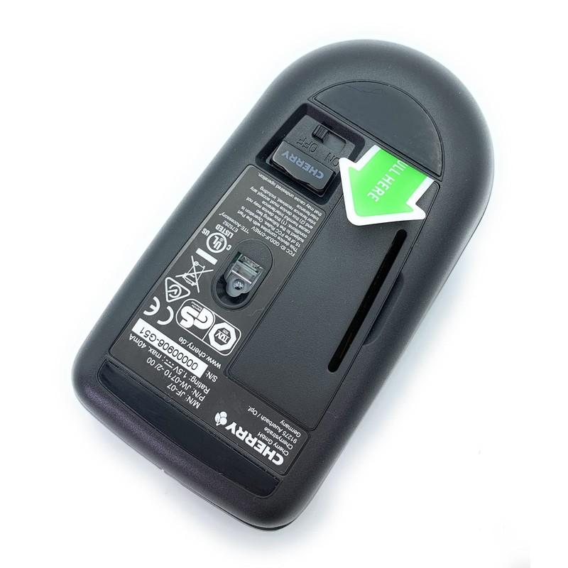 CHERRY JW-0710-2 Wireless Optical Mouse 1200 dpi Black