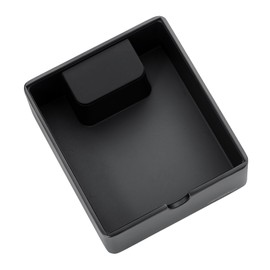 Normcore Compact Espresso Knock Box, Metal Coffee Knock Box, Heavy-Duty Knockbox, Anodized Aluminum, Espresso Accessories for Coffee Grounds, Black