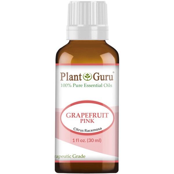 Pink Grapefruit Essential Oil 1 oz / 30 ml 100% Pure Undiluted Therapeutic Grade Cold Pressed from Fresh Grapefruit Peel, Great for Aromatherapy Diffuser, Relaxation and Calming, Natural Cleaner.