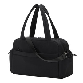 Women's Sports Bag Travel Bag Small - 12L Small Gym Bag with Wet Compartment, Gym Bag Women, Weekender, Swimming Bag, Fitness Bag 30 x 20 x 20 cm, black