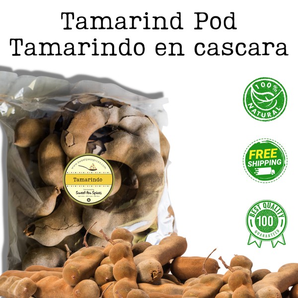 Tamarind Pods 5lb - Tamarindo en cascara - Agua de Tamarindo - Tamarind Water