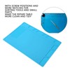 Watch Repair Mat Anti-Static 35x25cm Soft Rubber Watchmaker Soldering Organizer