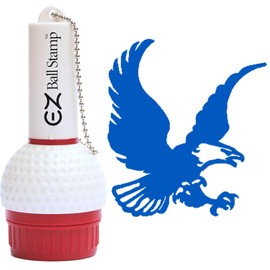 EZBallStamp Golf Ball Stamp Marker (Blue Eagle)