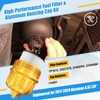 iFJF TP1015 Fuel Filter and 134001 Housing Cap Replacement for