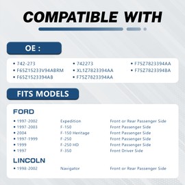KELOKE Power Window Motor Compatible with Ford Expedition 97-02/F-150 97-03/F-150 Heritage 04/F-250 97-99/F-250 HD 99/F-350 97/Expedition 97-02 & Lincoln Navigator 98-02,Replace#F65Z1523394-AB 742-273