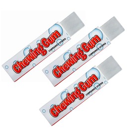 Shock Chewing Gum for Practical Joke Pack of 3