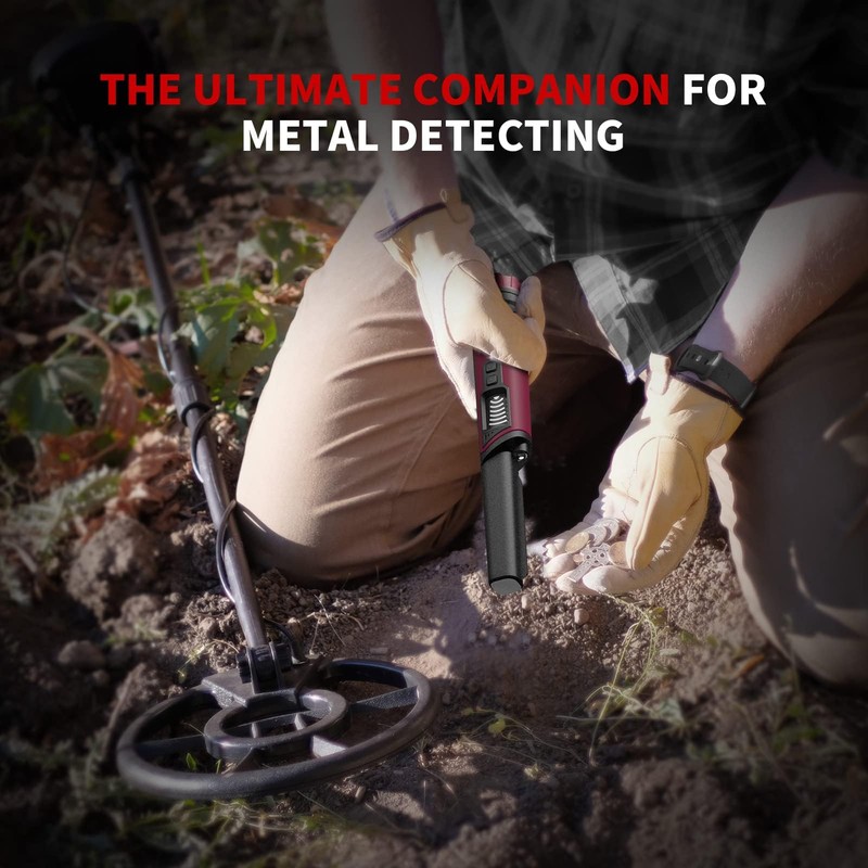 DR.ÖTEK Pinpointer Metal Detector, IP68 Waterproof, 360° Search Handheld Pin