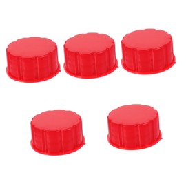 Gatuida 5pcs Gasoline Can Cover Gas Cans Cover Gas Spout Replacement Coarse Thread Cap Gas Cans Replacement Parts Gas Cans Caps for Cans Gas Container Cap Gas Cans Spout Cap Can Lid Red