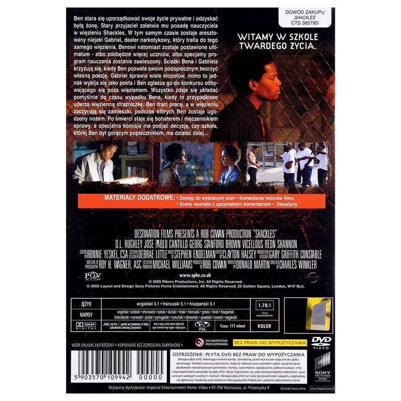 Shackles [Region 2] (IMPORT) (Keine deutsche Version)