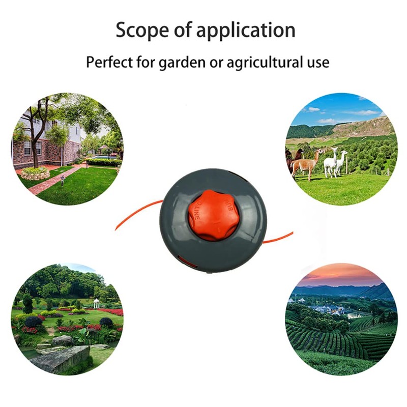 SagaSave Mower Cutter Head, Universal Dual 2 Line Grass Trimmer