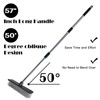 Heavy Duty Wire Push Broom Brush, 15.7" Stainless Steel Bristle