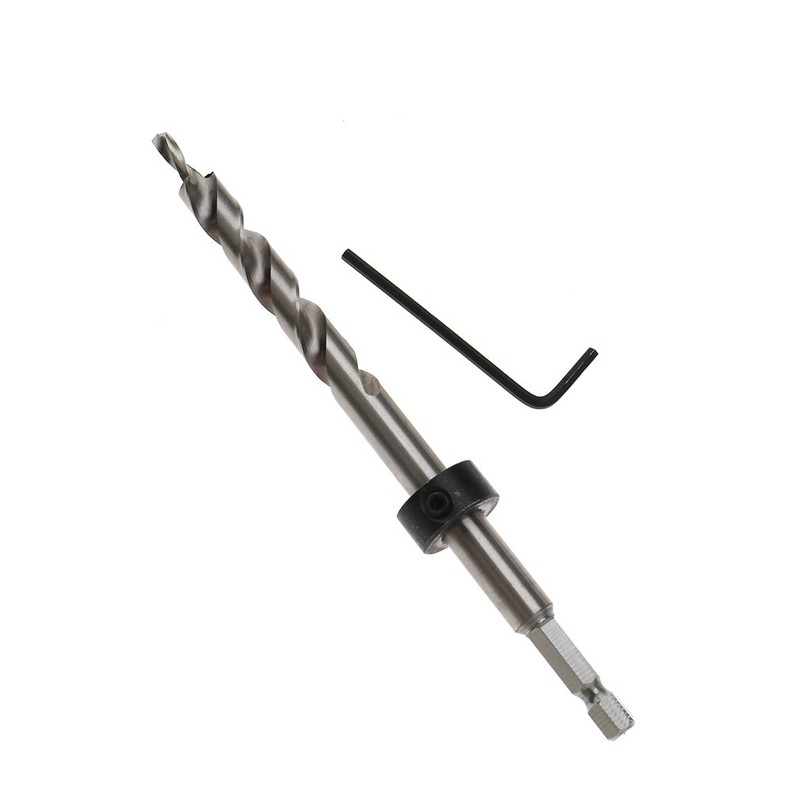 3/8" Hex Twist Step Drill Bit Wrench Set For Kreg