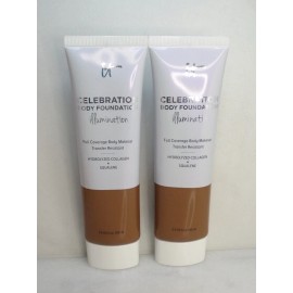 IT COSMETICS CELEBRATION BODY FOUNDATION ILLUMINATION DEEP 3.4 OZ NWOB LOT OF 2