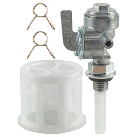 CARBBIA 310573GS Generator Petcock Fuel Tank Shut Off Valve with Fuel Tank Filter 204743GS Gas Switch Compatible with Honda EU1000i EU2000i EU3000i Compatible with Generac 1800 3250 3600 7500