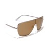 HAWKERS Unisex Eclipsa Sunglasses Metal Beige One Size, Metal Beige