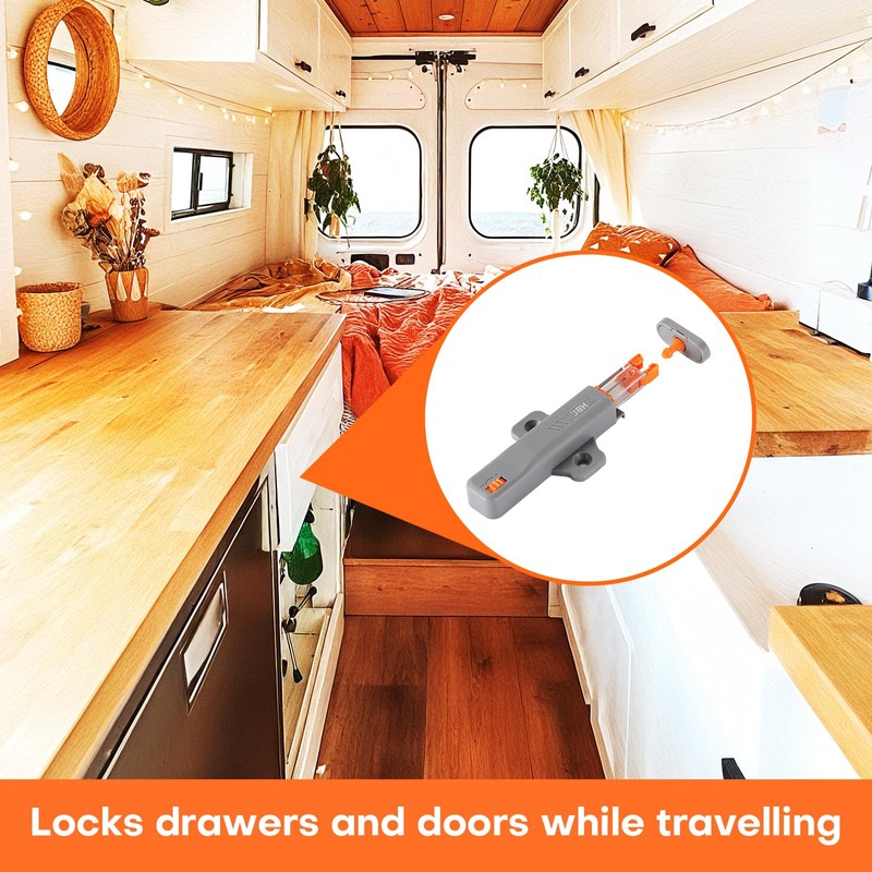 HBL' 2 Pack Push to Open Cabinet Hardware or Door