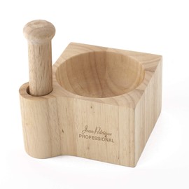 Pestle & Mortar Set - Kitchen Essential for Fast & Efficient Herb Grinding, Mortar & Pestle Set Constructed from Premium Wood - From Jean-Patrique