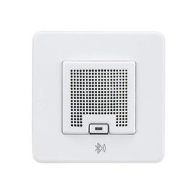 Knightsbridge SFBLUEMW Screwless 3W RMS Bluetooth Speaker Outlet-Matt White, 230 V