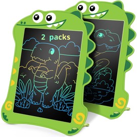 FunMission 2 Packs Drawing Tablet, 8.5 Inch LCD Writing Tablet for 3 4 5 6 7 8 Year Old Kids-Colorful Doodle Board and Electric Drawing Pad for Leaning & Pleasure, Suitable as Present for Birthday