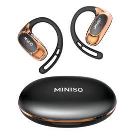 Audifonos Miniso Ms202 Ai Audifonos Traductores Bluetooth 6.0 Ipx5 Resistente Al Agua Color Negro Auriculares Inalámbricos Eportivos Gamer Auriculares Ows