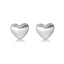 Miore Earrings for Kids studs Heart 925 Sterling Silver