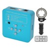 Microscope Camera 60FPS USB 34 Million PX 10‑130X Magnification with