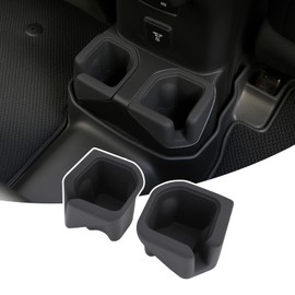 Cup Holder Coaster for 2018-2024 Jeep Wrangler JL JLU 4XE and Gladiator JT, Pad Liner Interior Cup Holder Pad