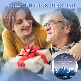 CAPRIFIC Dad Birthday Gifts Presents for Daddy Christmas Father's Day Birthday Gifts for Dad from Daughter Son to My Dad Blanket (50 * 60in)