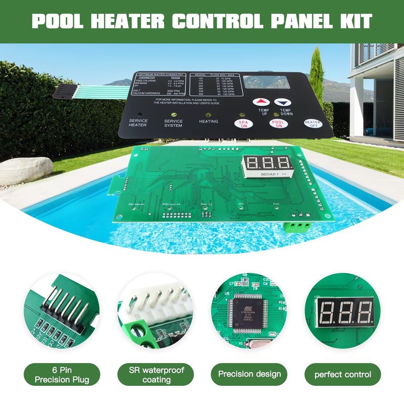 KOGUNXU 42002-0007S Control Board Kit with 472610Z Switch Membrane Pad