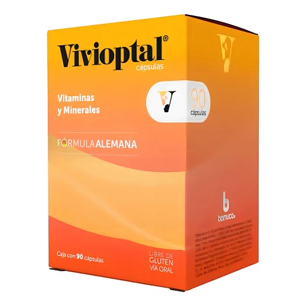 Vivioptal Vitaminas y Minerales 90 Cpsulas Bomuca - Producto Original